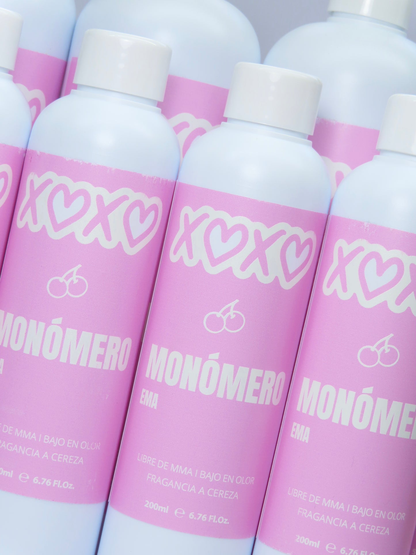Monómero EMA XOXO Nails Shop sin MMA con aroma cereza para uñas acrílicas profesionales