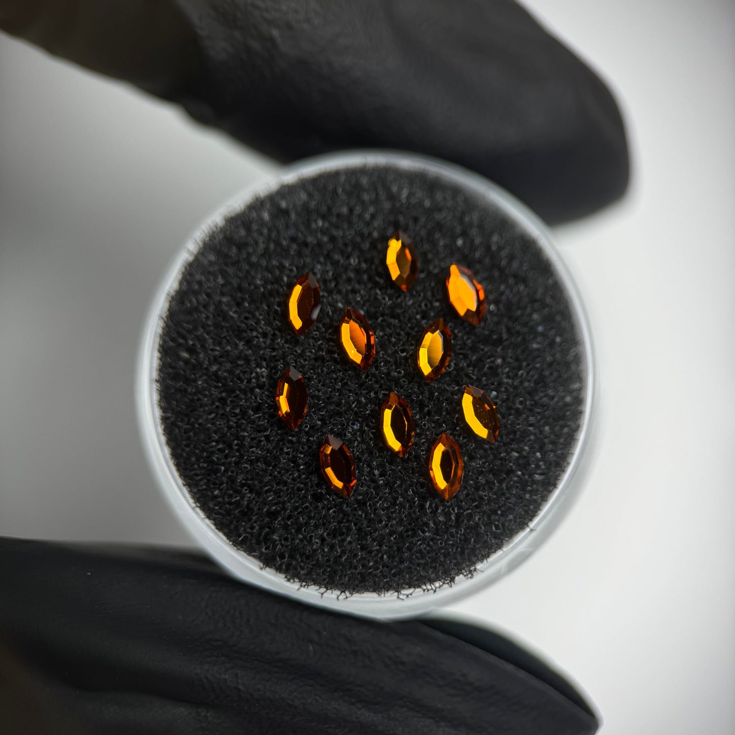Pack de gemas dentales Navette SWAROVSKI® - Dark Orange
