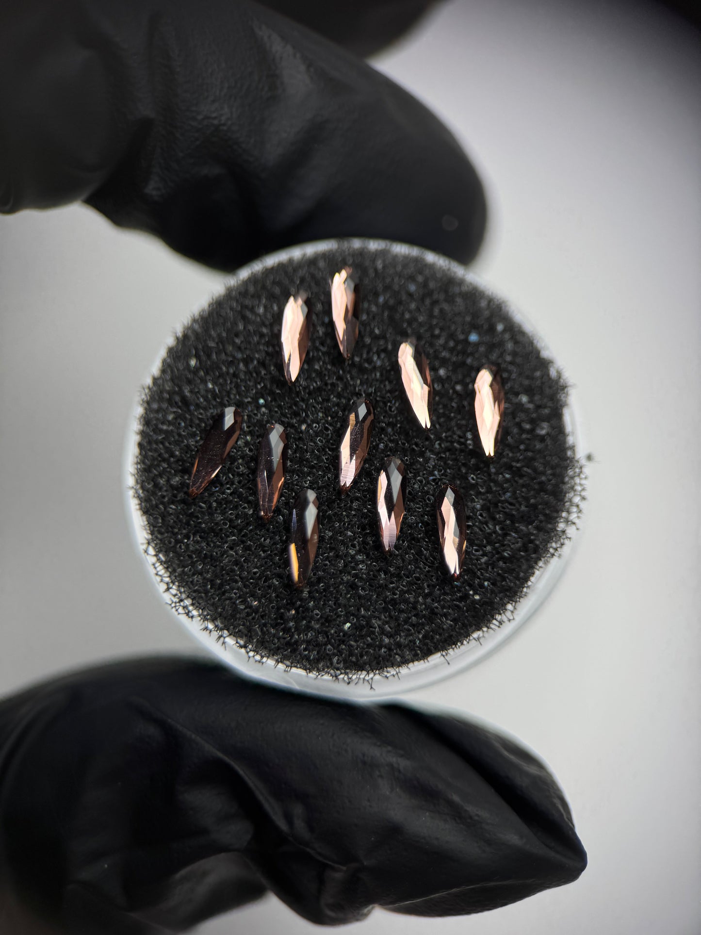 Pack 10 raindrop SWAROVSKI® - Blush Rose