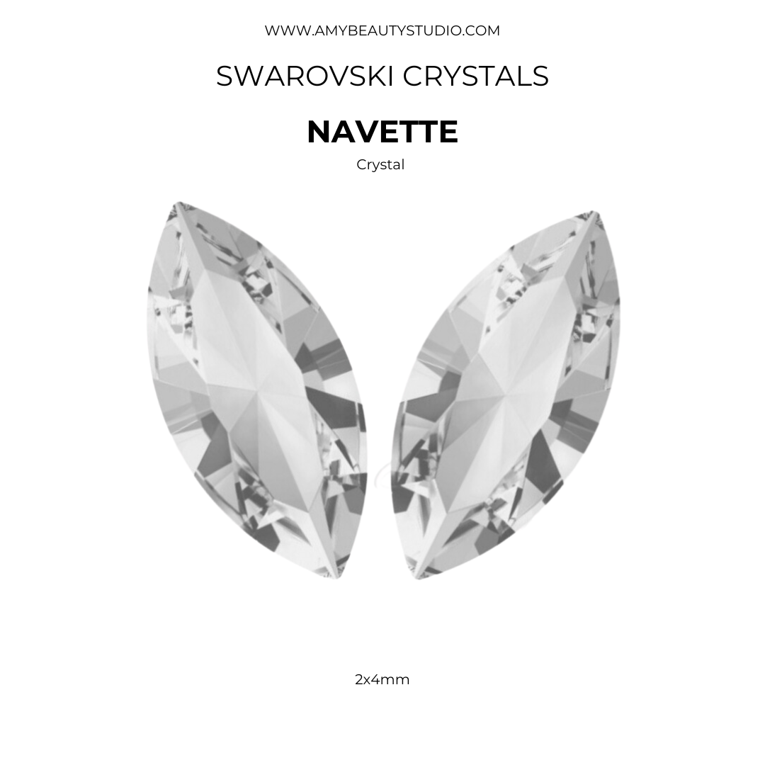 Pack de gemas dentales Navette SWAROVSKI® - Crystal