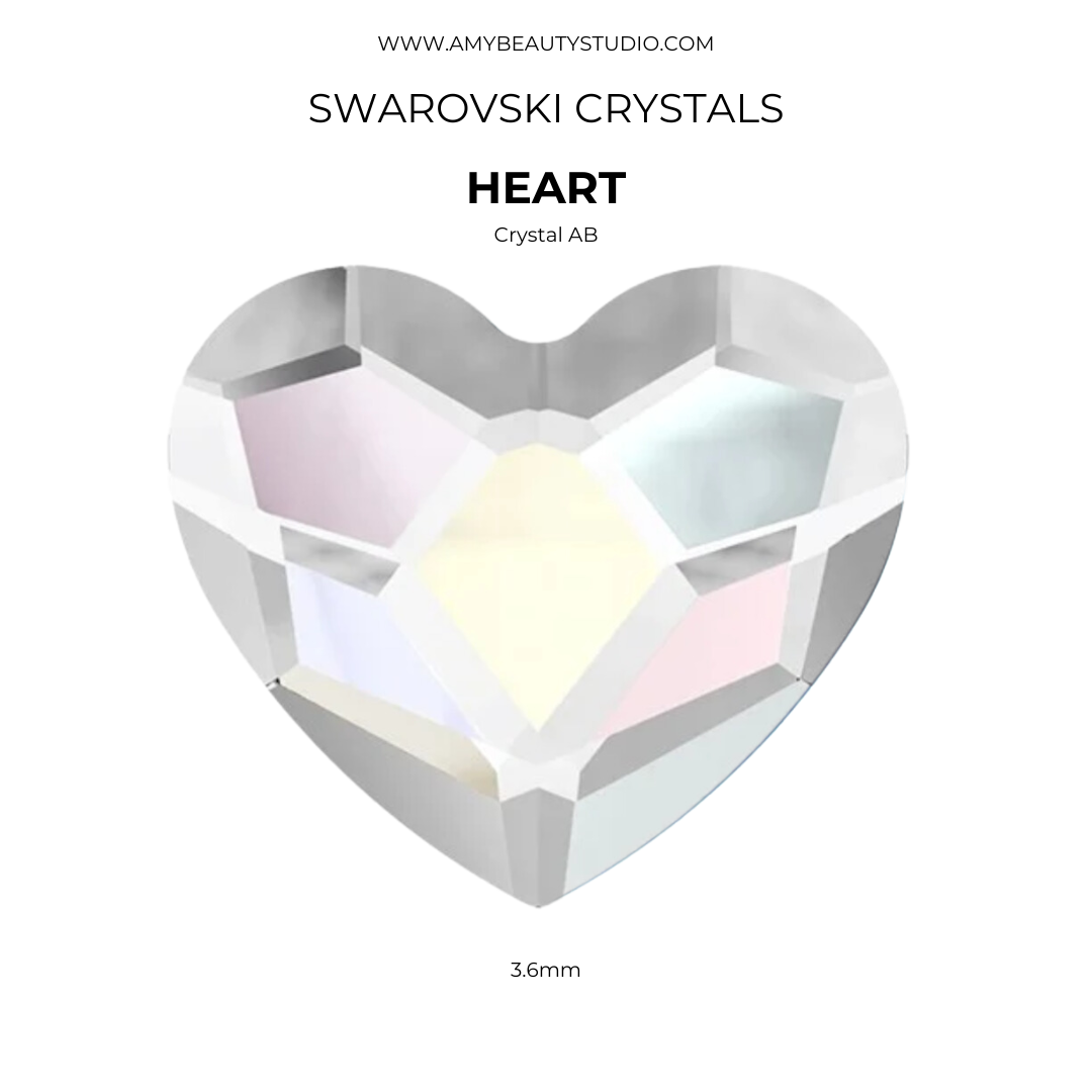Pack de corazones SWAROVSKI® - Crystal AB