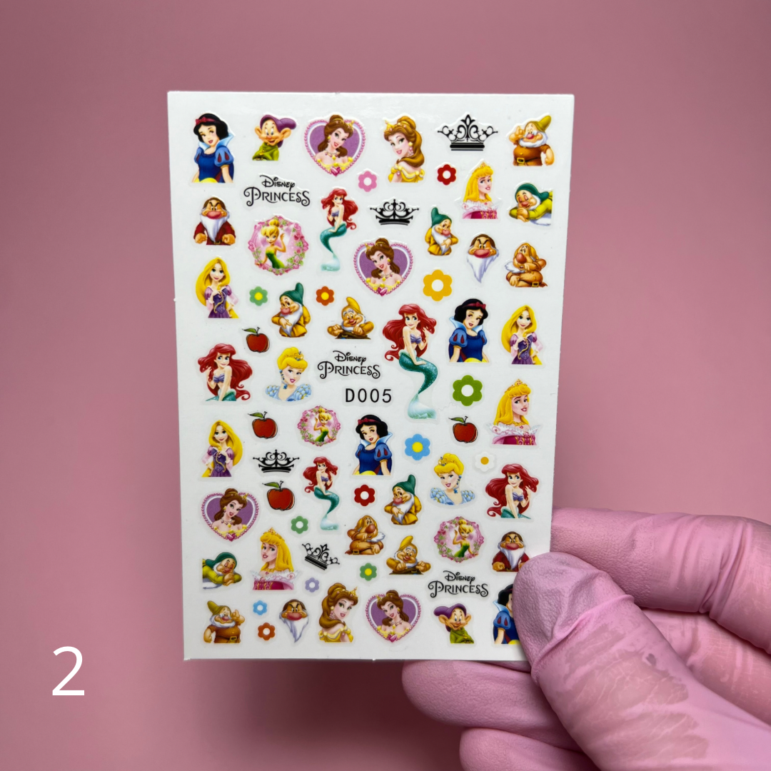 Stickers Princesas (Varios estilos)