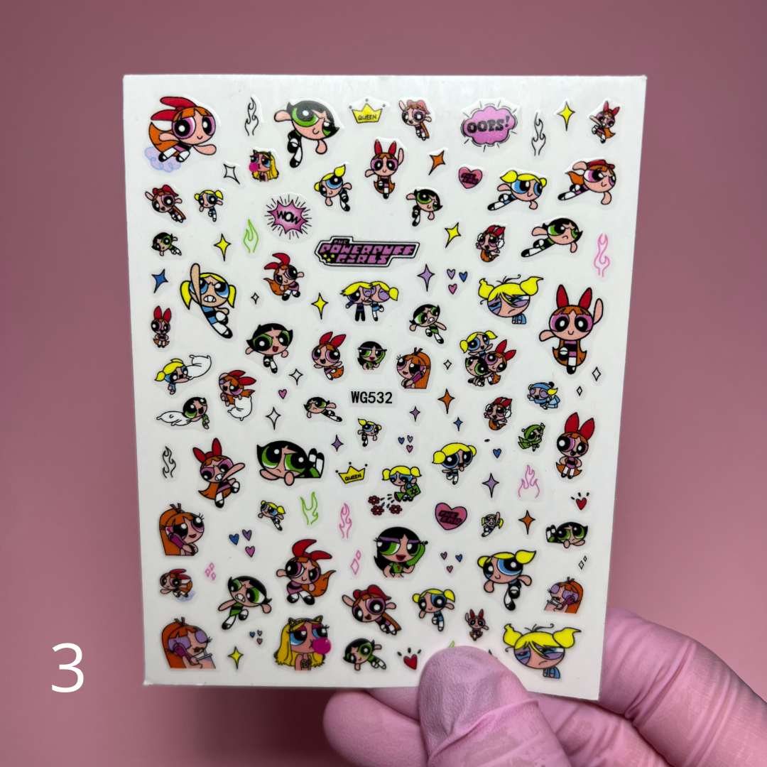 Stickers S.Nenas (Varios estilos)