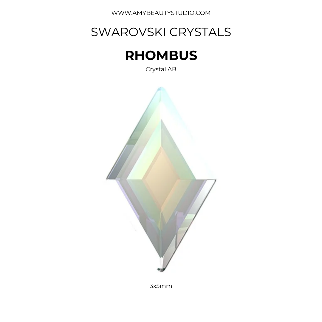 Pack 10 gemas dentales Rombo SWAROVSKI® - Crystal AB