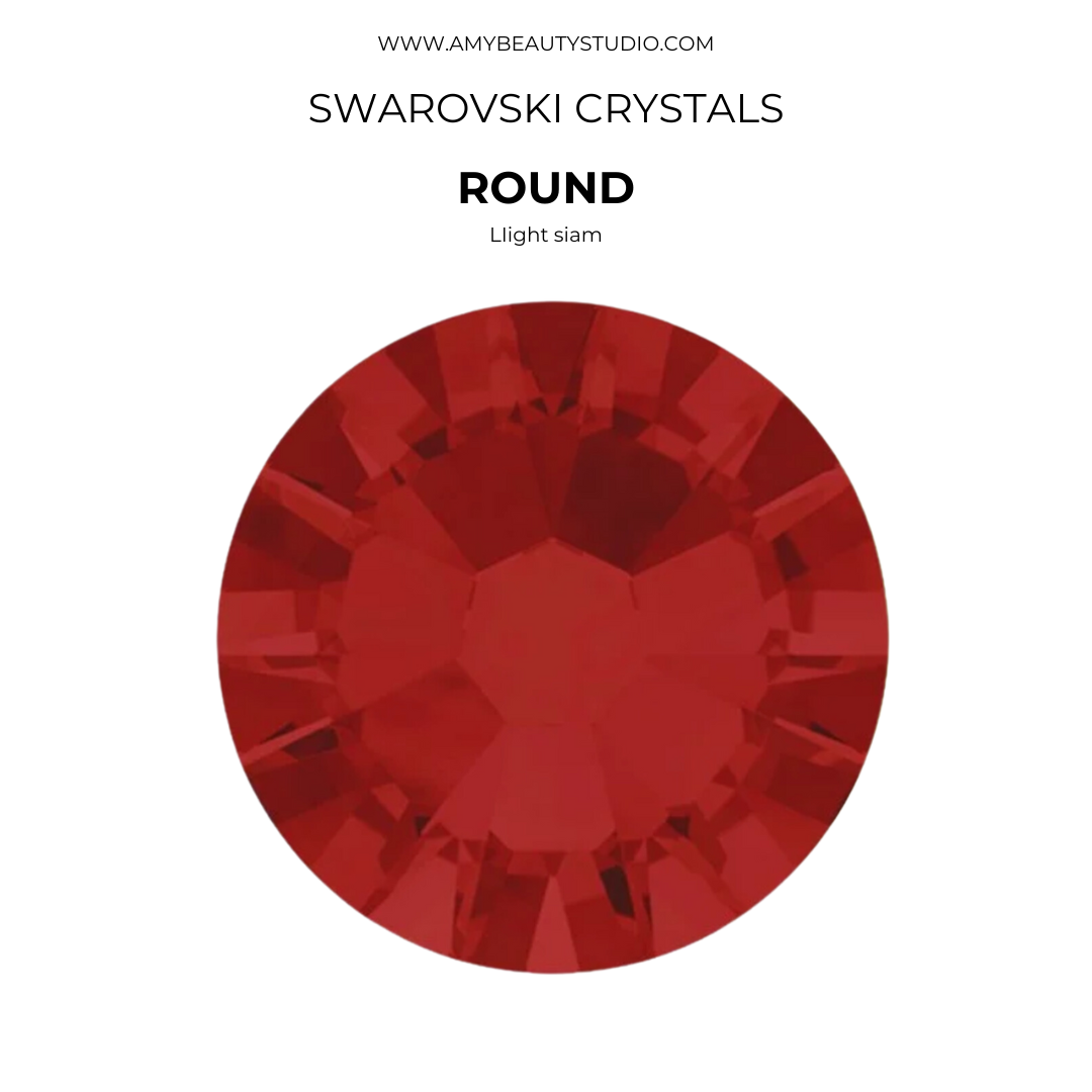 Gemas dentales SWAROVSKI® 2058 redondos - Light Siam