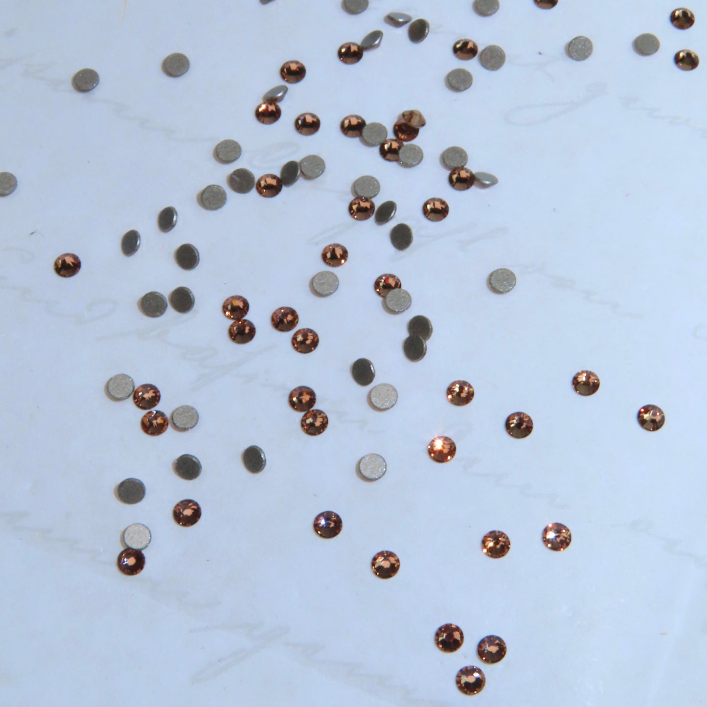 Gemas dentales SWAROVSKI® 2058 redondos - Light Smoked Topaz