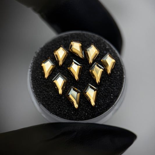 Pack 10 gemas dentales Cometa SWAROVSKI® - Crystal Golden Shadow