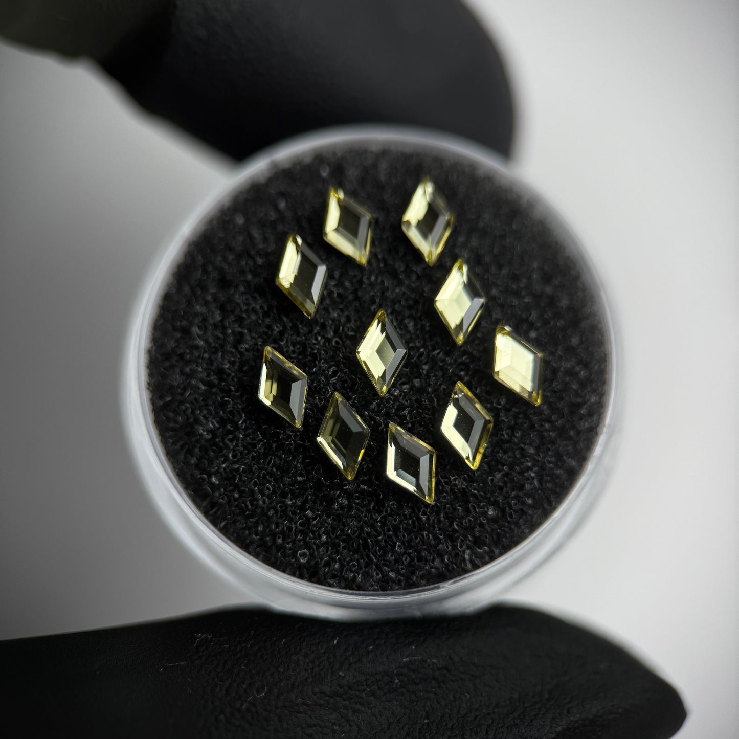 Pack 10 gemas dentales Rombo SWAROVSKI® - Jonquil