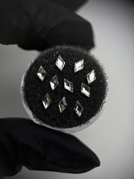 Pack 10 gemas dentales Rombo SWAROVSKI® - Crystal