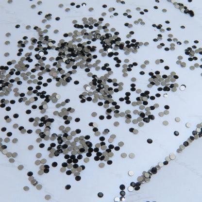 Cristales SWAROVSKI® 2000 redondos - Jet -SS3