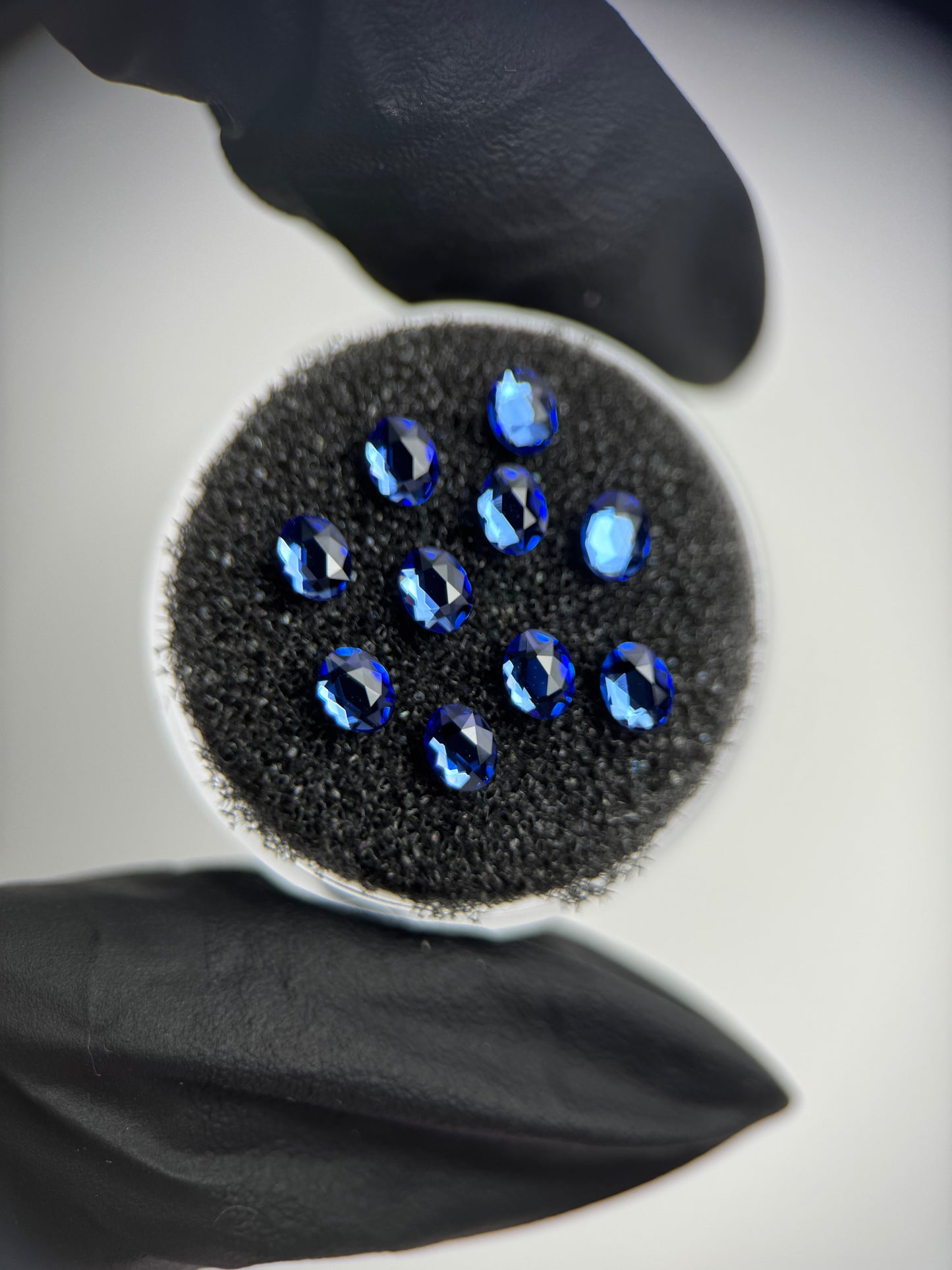 Pack 10 óvalos SWAROVSKI® - Sapphire