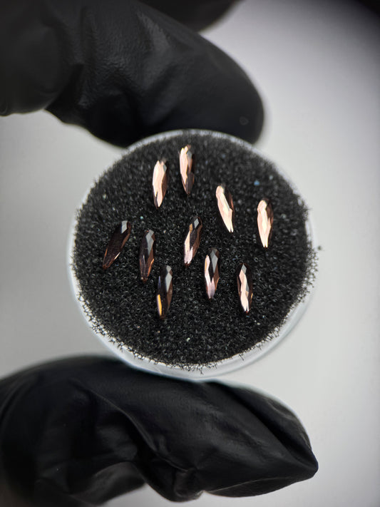 Pack 10 raindrop SWAROVSKI® - Blush Rose