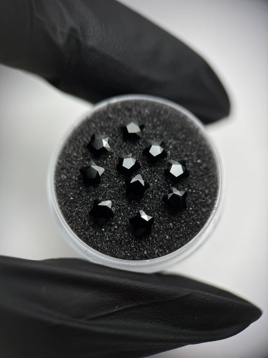 Pack 10 gemas dentales Starflower SWAROVSKI® - Jet