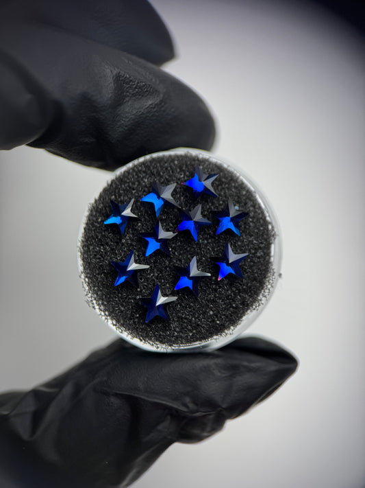 Pack 10 estrellas Rivoli SWAROVSKI® - Bermuda blue