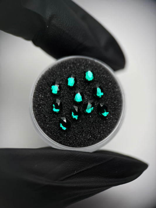 Pack 10 óvalos SWAROVSKI® - Emerald