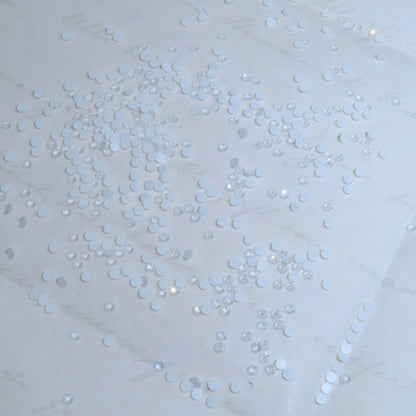 Cristales SWAROVSKI® 2058 redondos - Electr. White Ignite