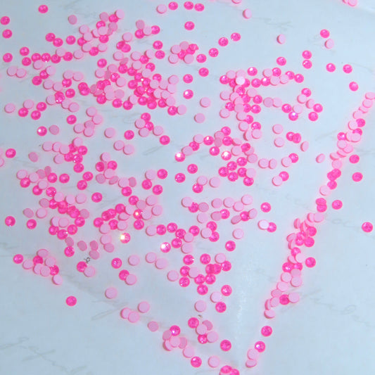 Cristales SWAROVSKI® 2058 redondos - Electr. Pink Ignite