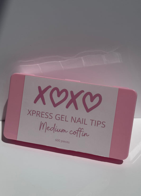 Uñas XPRESS GEL - Medium coffin - 600 unidades