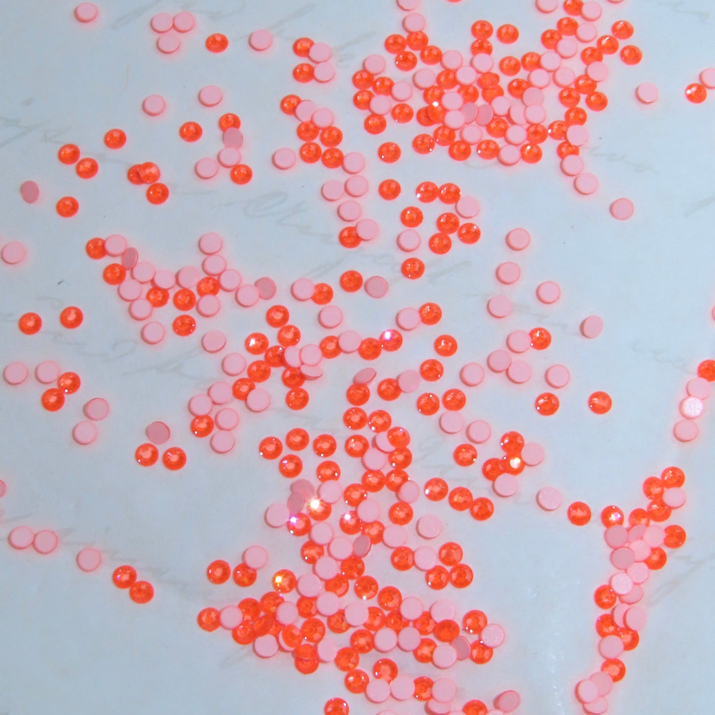 Cristales SWAROVSKI® 2058 redondos - Electr. Orange Ignite