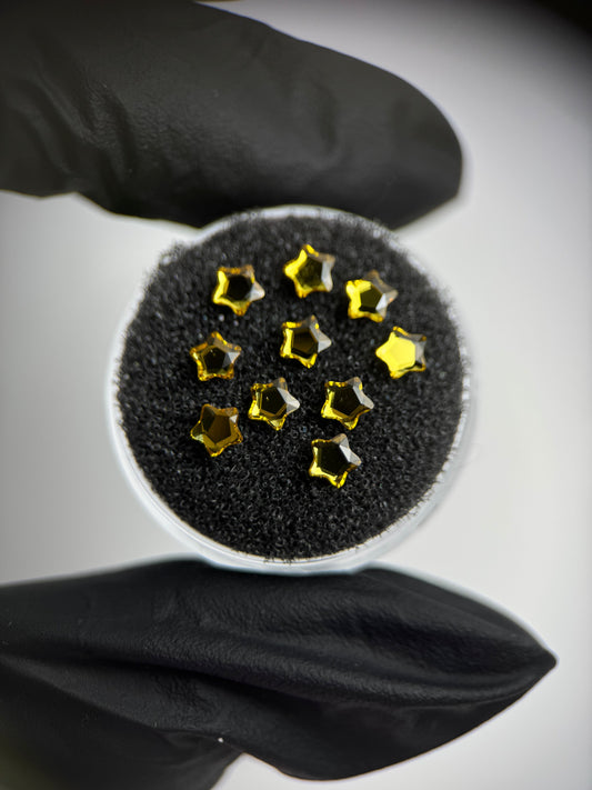 Pack 10 gemas dentales Starflower SWAROVSKI® - Citrine