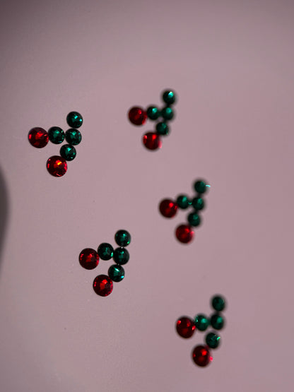 Pack de 5 diseños de cerezas de gemas dentales SWAROVSKI®