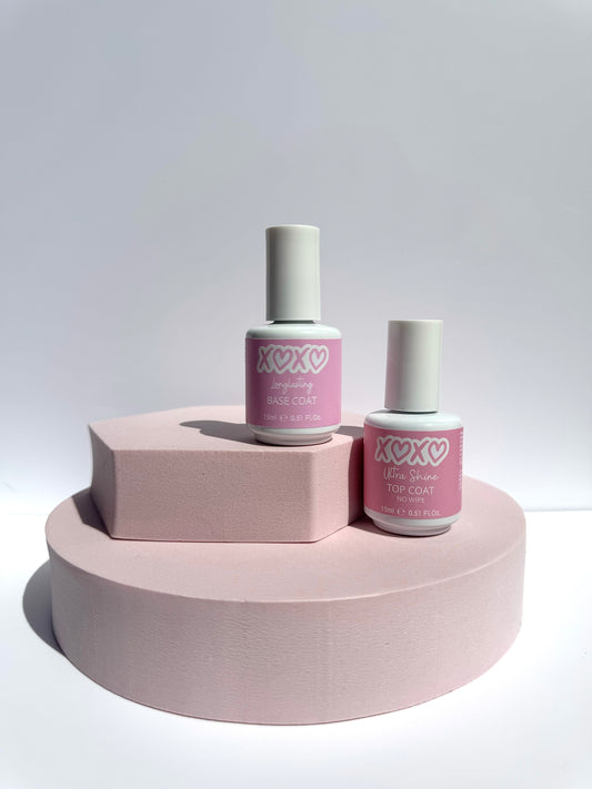 Pack Longlasting base coat + Top coat ultra shine