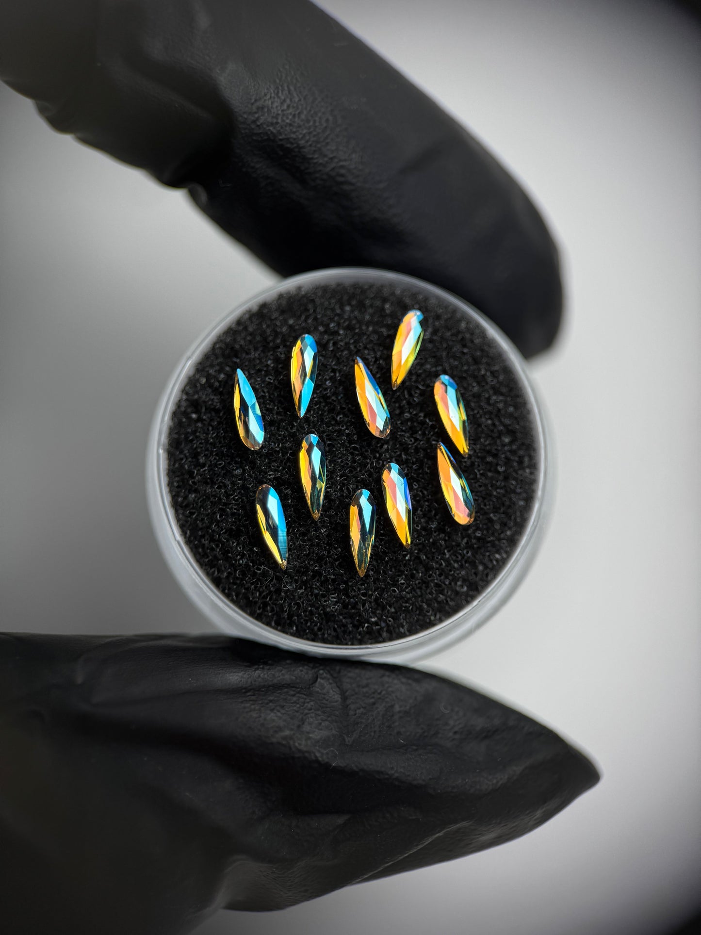 Pack 10 raindrop SWAROVSKI® - Crystal Shimmer