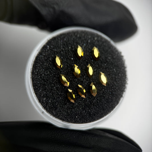 Pack de gemas dentales Navette SWAROVSKI® - Crystal Aurum