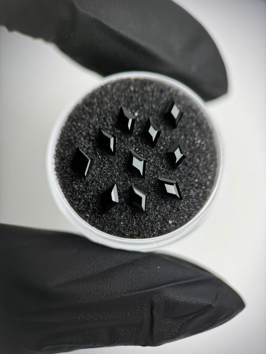 Pack 10 gemas dentales Rombo SWAROVSKI® - Jet