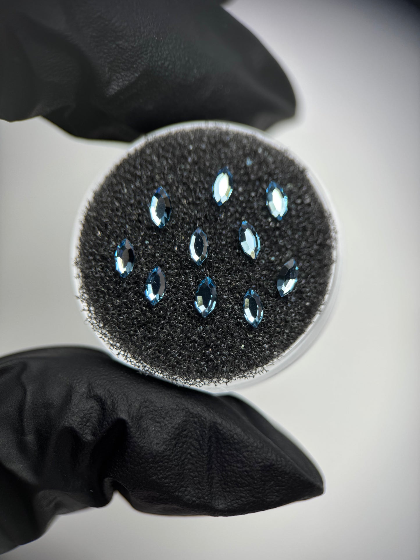 Pack de gemas dentales Navette SWAROVSKI® - Aquamarine