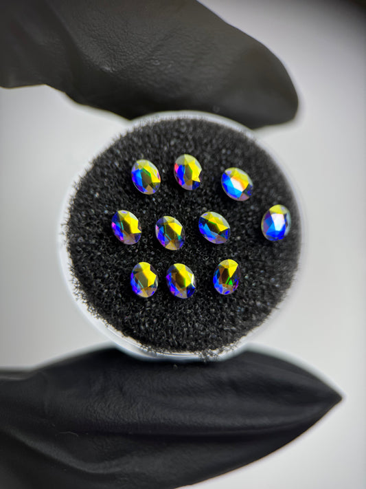 Pack 10 óvalos SWAROVSKI® - Crystal AB