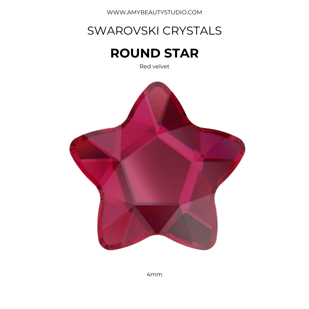 Pack 10 gemas dentales Starflower SWAROVSKI® - Scarlet
