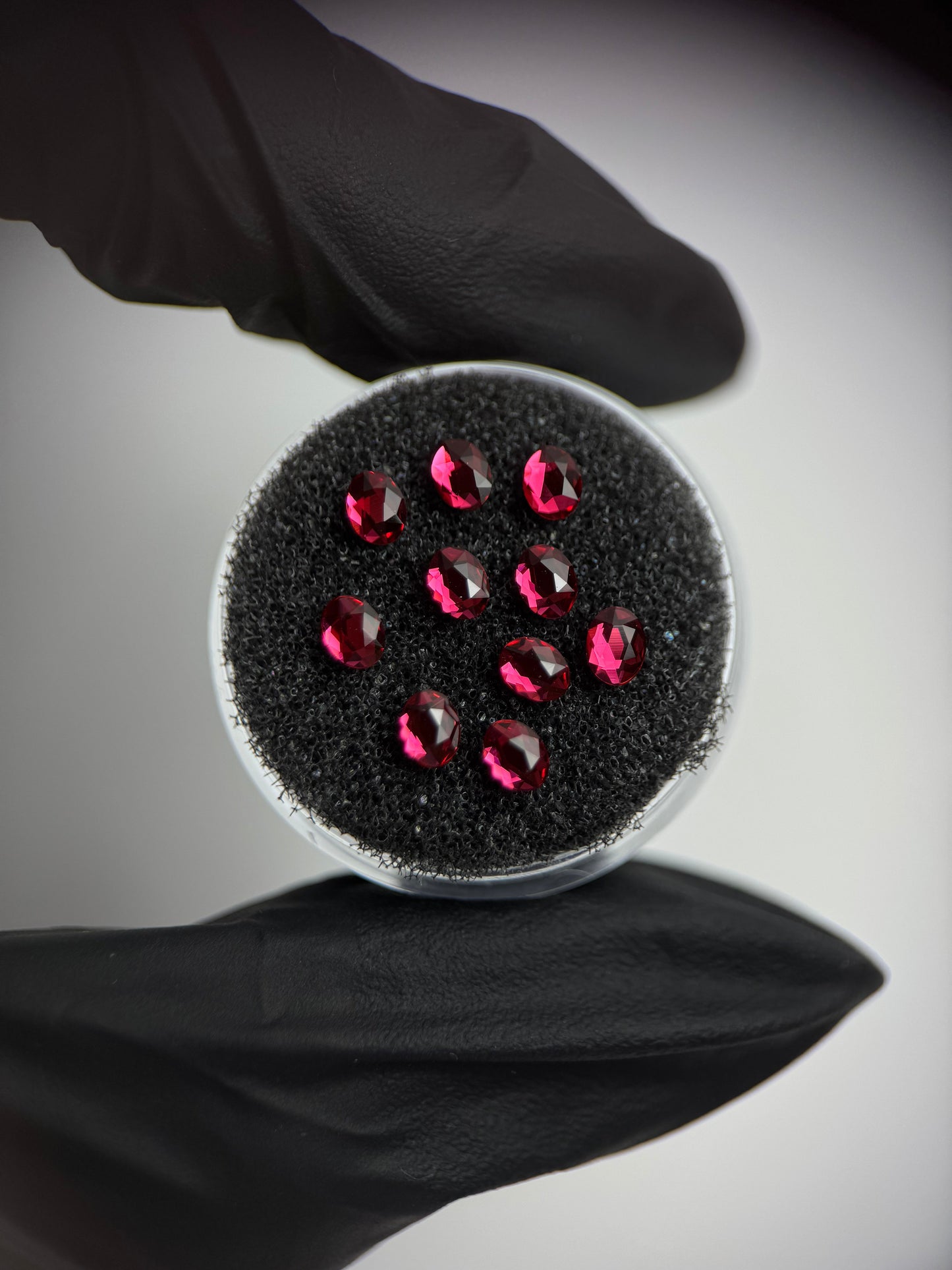 Pack 10 óvalos SWAROVSKI® - Scarlet