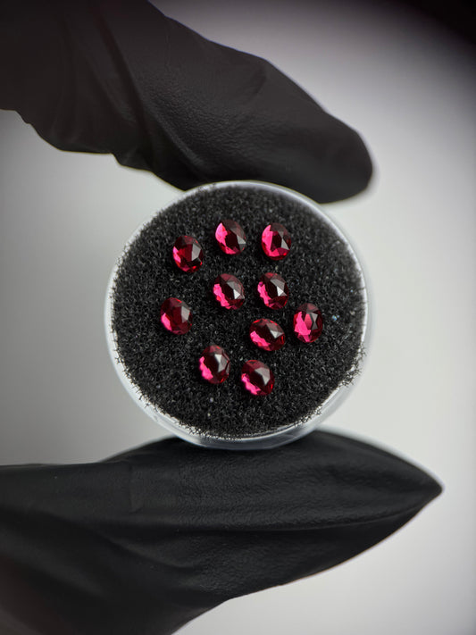 Pack 10 óvalos SWAROVSKI® - Scarlet