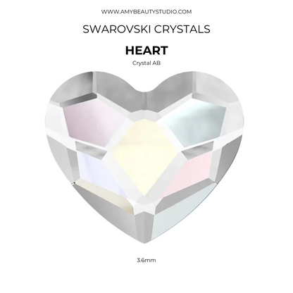 Pack de corazones SWAROVSKI® -  Crystal AB