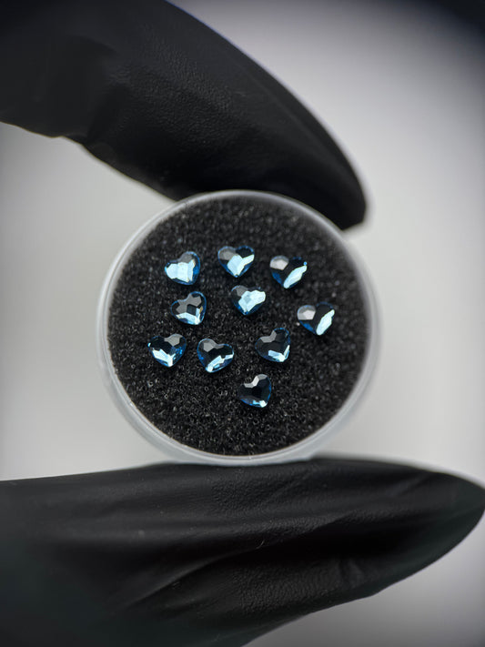 Pack de corazones SWAROVSKI® - Aquamarine