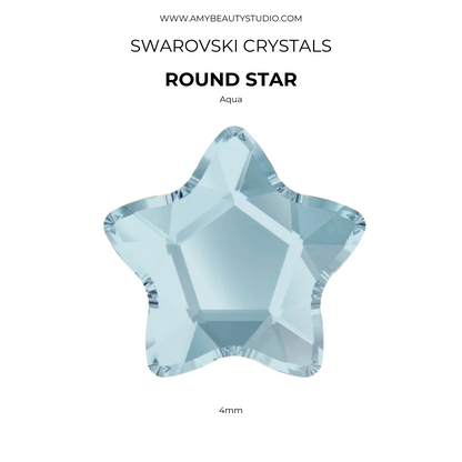 Pack 10 gemas dentales Starflower SWAROVSKI® - Aquamarine