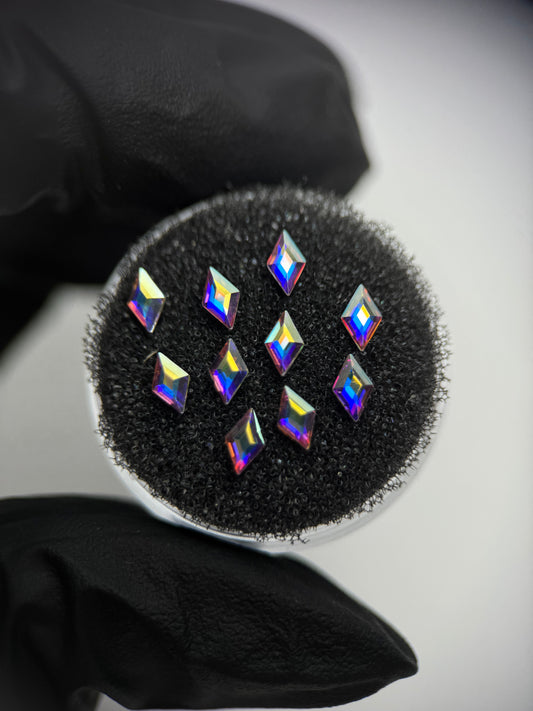 Pack 10 gemas dentales Rombo SWAROVSKI® - Crystal AB