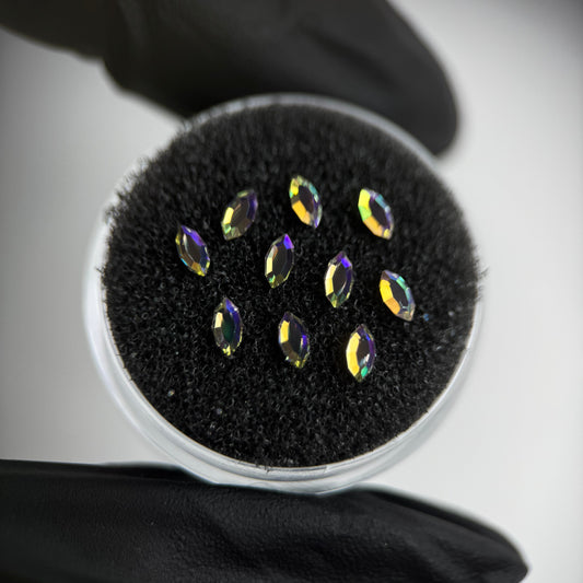 Pack de gemas dentales Navette SWAROVSKI® - Crystal Shimmer