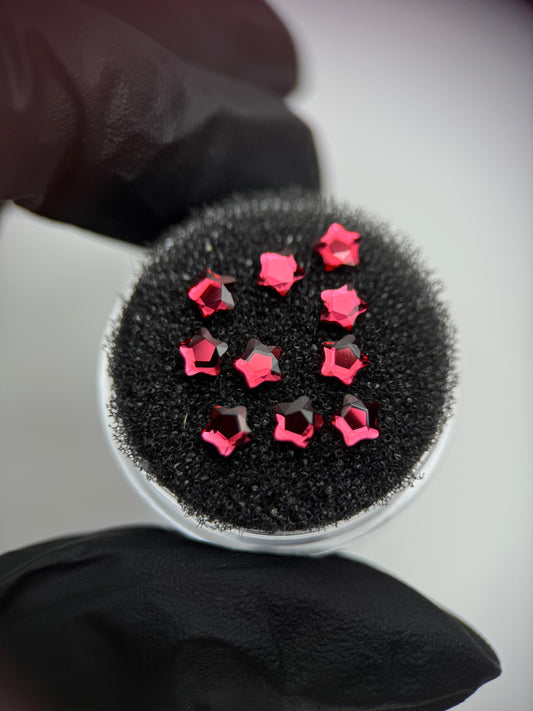 Pack 10 gemas dentales Starflower SWAROVSKI® - Scarlet