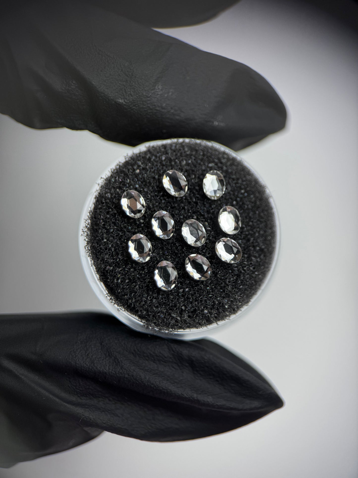 Pack 10 óvalos SWAROVSKI® - Crystal