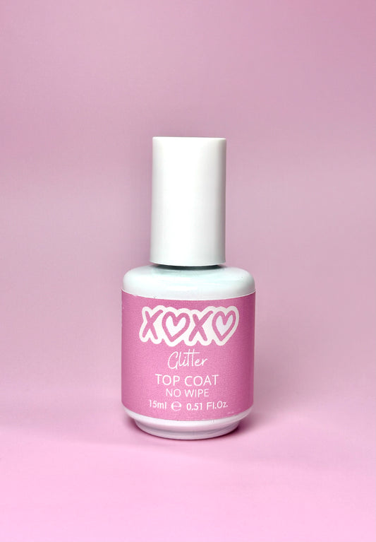 Top coat GLITTER no wipe 15ml