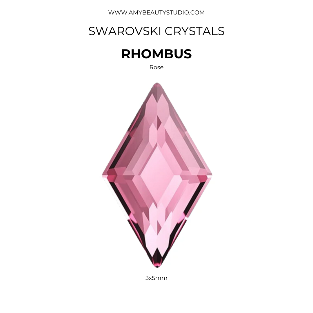 Pack 10 gemas dentales Rombo SWAROVSKI® - Light Pink